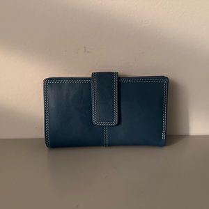Small Blue Key Holder & Wallet Case